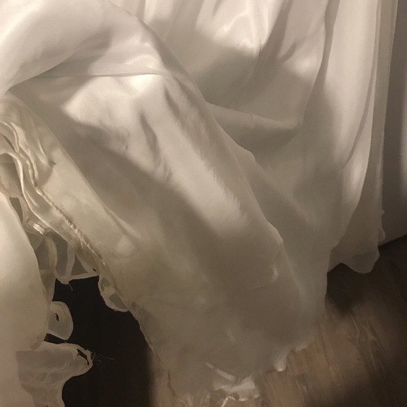 White Prom or Formal Dress - Picture 6 of 6